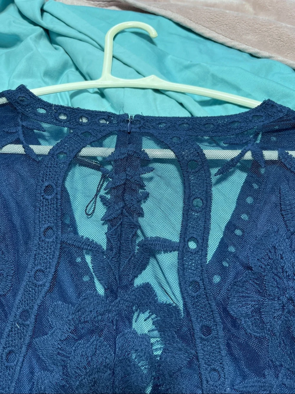 Women’s Navy Lace Skort Cover-Up